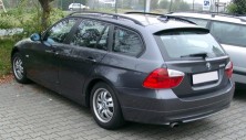 Seitenaufnahme eines BMW