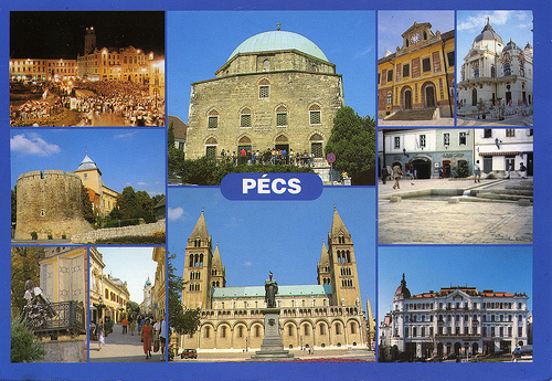 Karte aus Pecs
